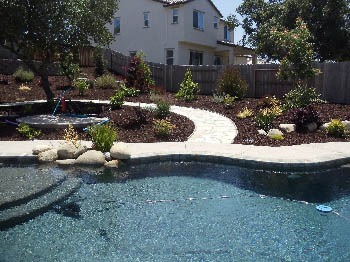 Broom finish driveway in Folsom