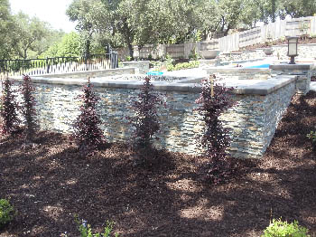 Structural concrete retaining wall in Roseville